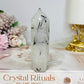 Black Tourmaline In Quartz Tower 9.5cm
