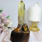 Citrine Tower in Timber Base 17cm