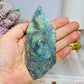 Phoenix Carved In Labradorite Slab (slab unpolished) 13cm