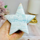 Large Caribbean Calcite Star on Stand 11.5cm