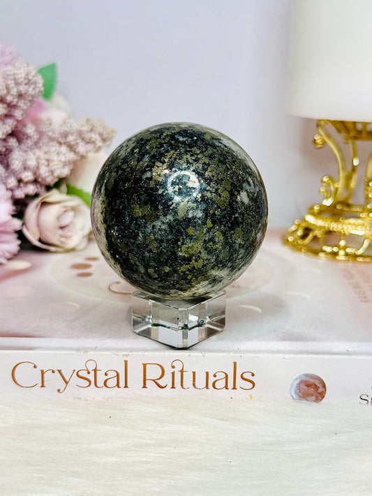 Pyrite Sphere On Stand 300g