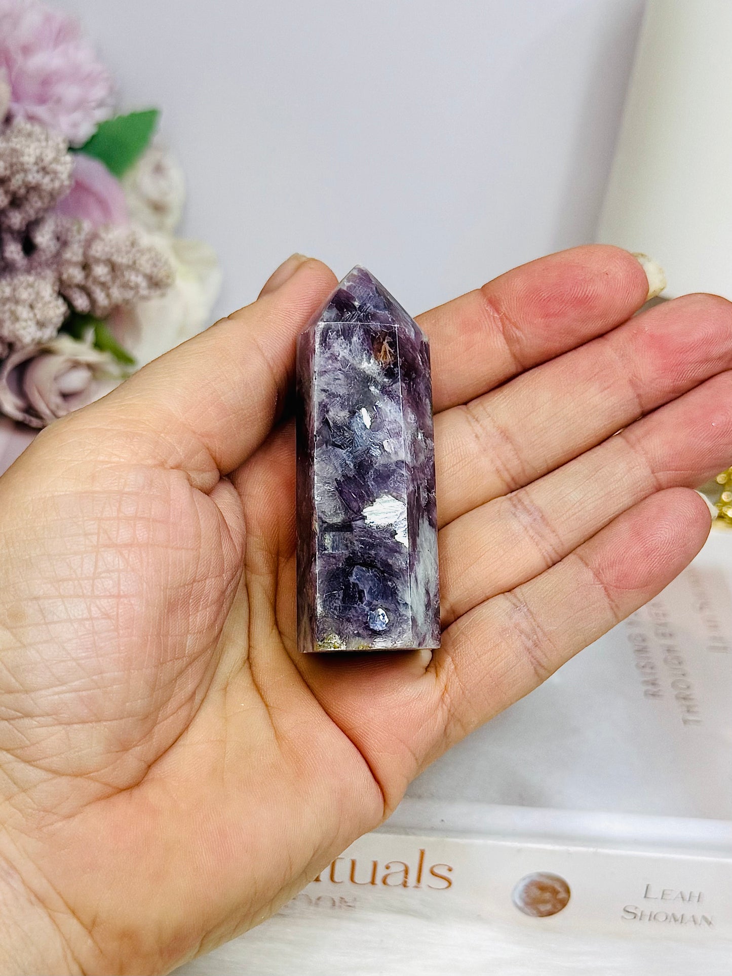 Purple Mica | Lepidolite Tower 6.5cm