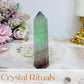 Watermelon Fluorite Tower 8.5cm