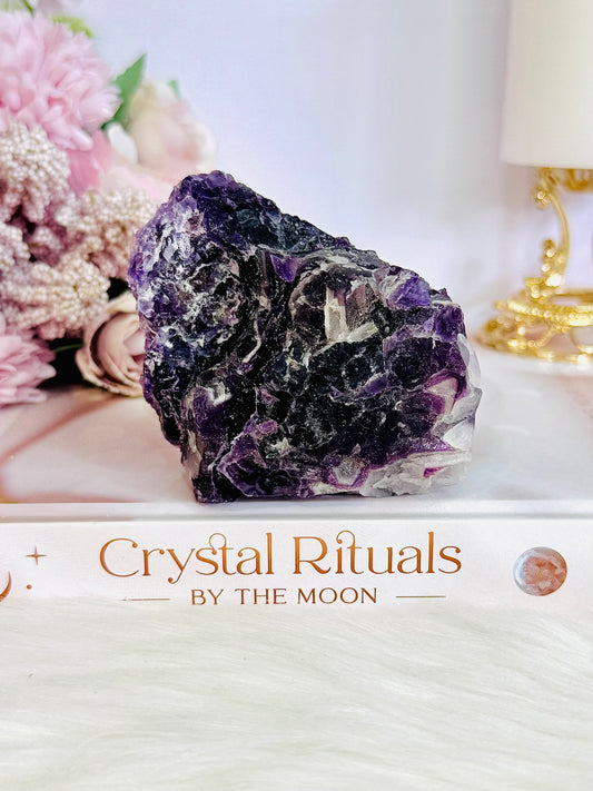 ✨ SALE ✨ Natural Purple Fluorite Chunky Specimen 308grams