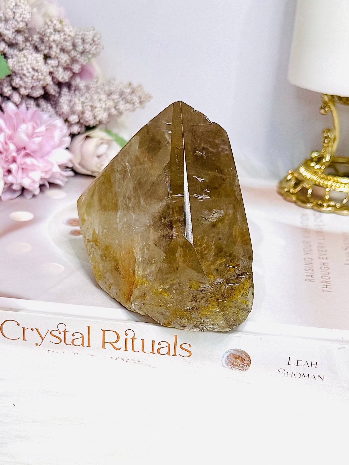 Natural Golden Healer Quartz Polished Freeform 10cm 421g