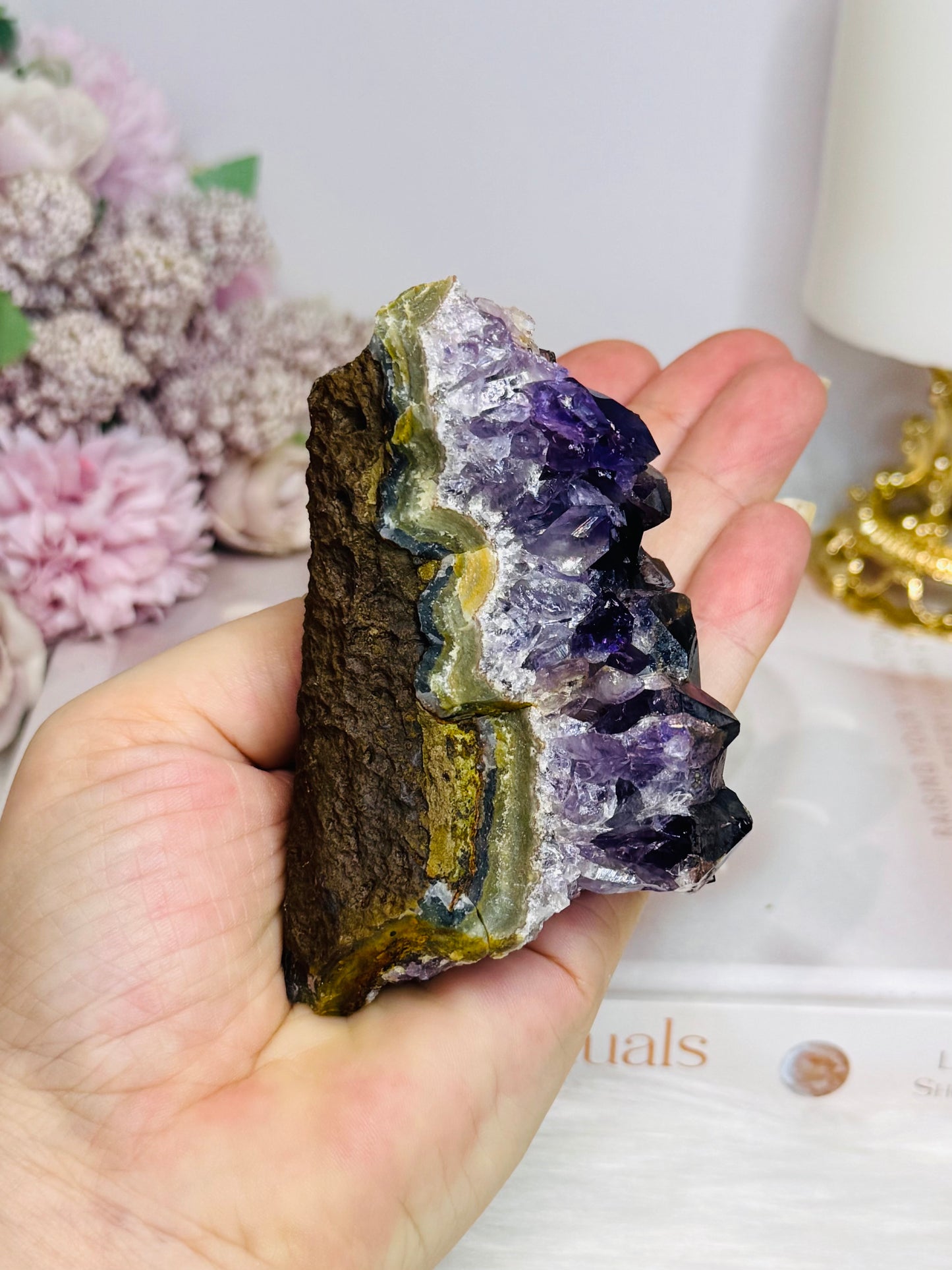 High Grade Amethyst Cluster From Brazil 9cm 230g