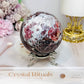 Mexican Lace Agate Sphere on Stand 476g