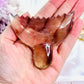 Simply Stunning Smokey Quartz Carved Whale Tail