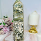 Large Orbicular Ocean Jasper Tower 23cm 915g
