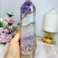 Large Amethyst X Agate Chunky Tower 17.5cm
