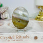Ocean Jasper Palm Stone (stand is display only)