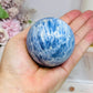 Blue Kyanite Sphere on Stand 397g On Stand