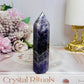 Dream | Cheveon Amethyst Chunky Tower 9.5cm