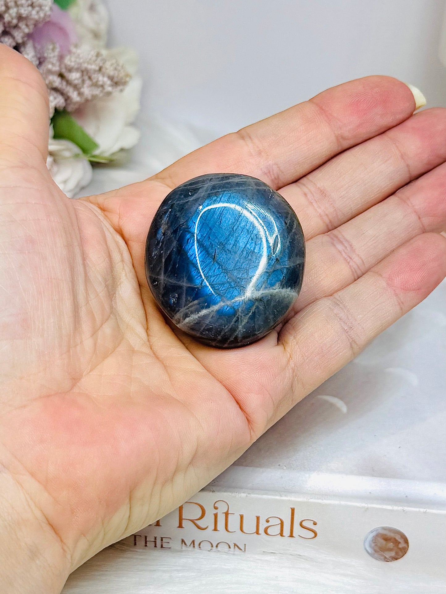Labradorite Palm Stone