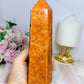 Large Sunstone Tower 1.6KG 18cm