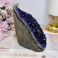 High Grade Deep Purple Amethyst Base Cut Cluster 10cm 609cm