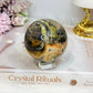 Money Agate Sphere On Stand 334g