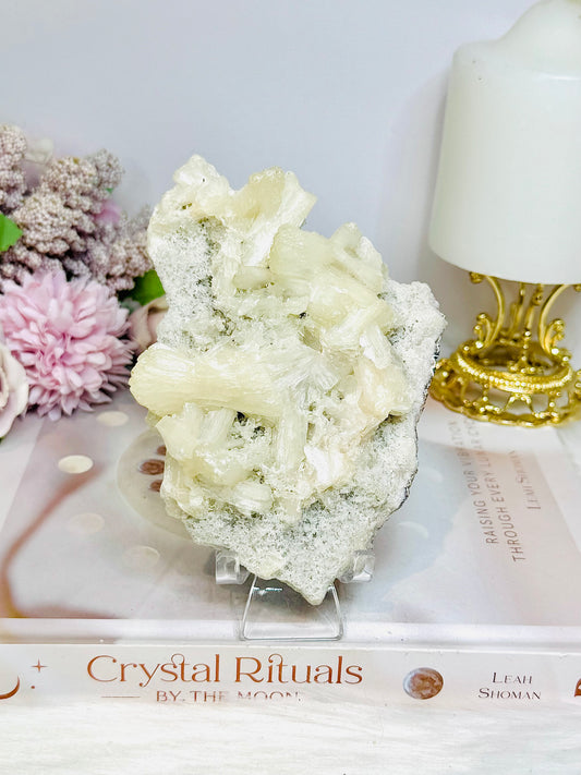 Apophyllite Cluster Specimen On Stand 13cm