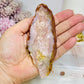 Pink Amethyst Slab On Stand 12cm