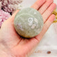 Elegant Green Flower Agate Sphere On Stand 301grams