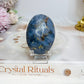 Blue Owyhee Opal Palm Stone (stand is display only)