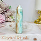 Blue Aragonite Tower 9cm