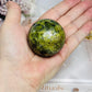 Natural Green Opal Sphere on Stand 142g