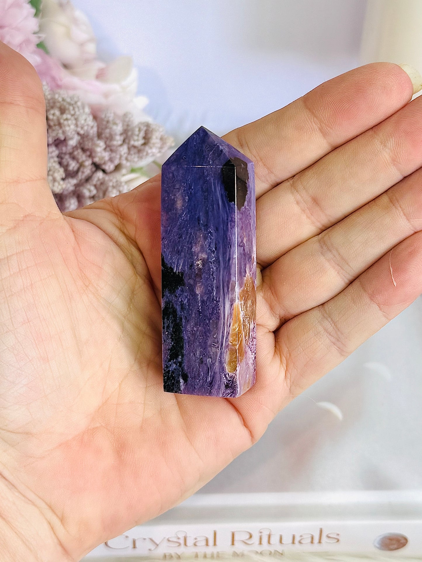 Rare & Incredible Chunky Charoite Tower 7.5cm