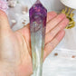 Watermelon Fluorite Tower | Wand with Rainbows 15.5cm