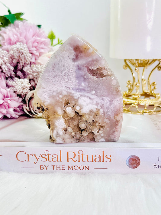 Druzy Flower Agate Freeform | Flame 9cm