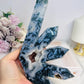 Moss Agate Druzy 5 Point Tower 22cm 638g