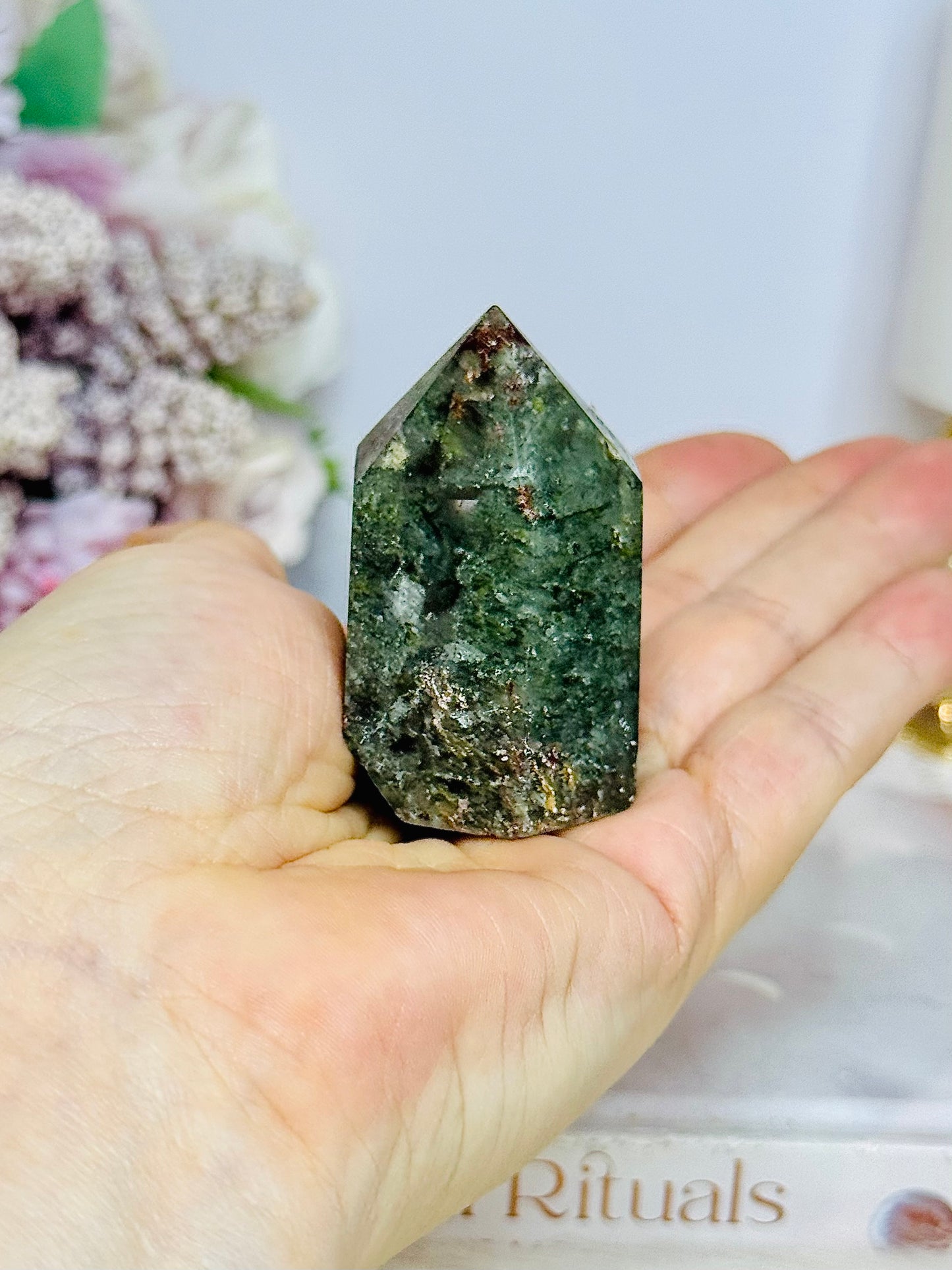 Garden Quartz | Lodolite Chunky Tower 6cm