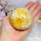 Large Flower Agate Sphere on Stand 382g