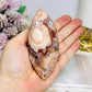 High Grade Druzy Pink Amethyst Egg | Freeform on Stand 17cm 290g