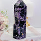 Classy & Truly Fabulous Large 16cm Chunky 865gram Purple Root Fluorite Tower ~ A Stunning Piece