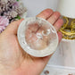 Clear Quartz Small Bowl with Rare Auralite 23 Chips 174g