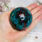 Natural Chrysocolla With Shattuckite Sphere on Stand 356g