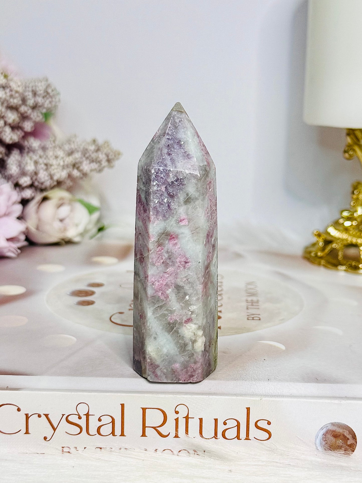 Chunky Pink Tourmaline Tower 8cm