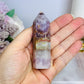 Amethyst X Agate Tower 8.5cm