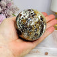 Large Money Agate Sphere on Stand 399g