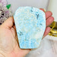 A Collectors Piece ~ Natural Larimar Slab On Stand 10cm 169g