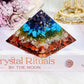 Stunning Large Resin Chakra Pyramid