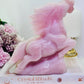 Huge 1.38KG Rose Quartz Perfectly Carved Horse