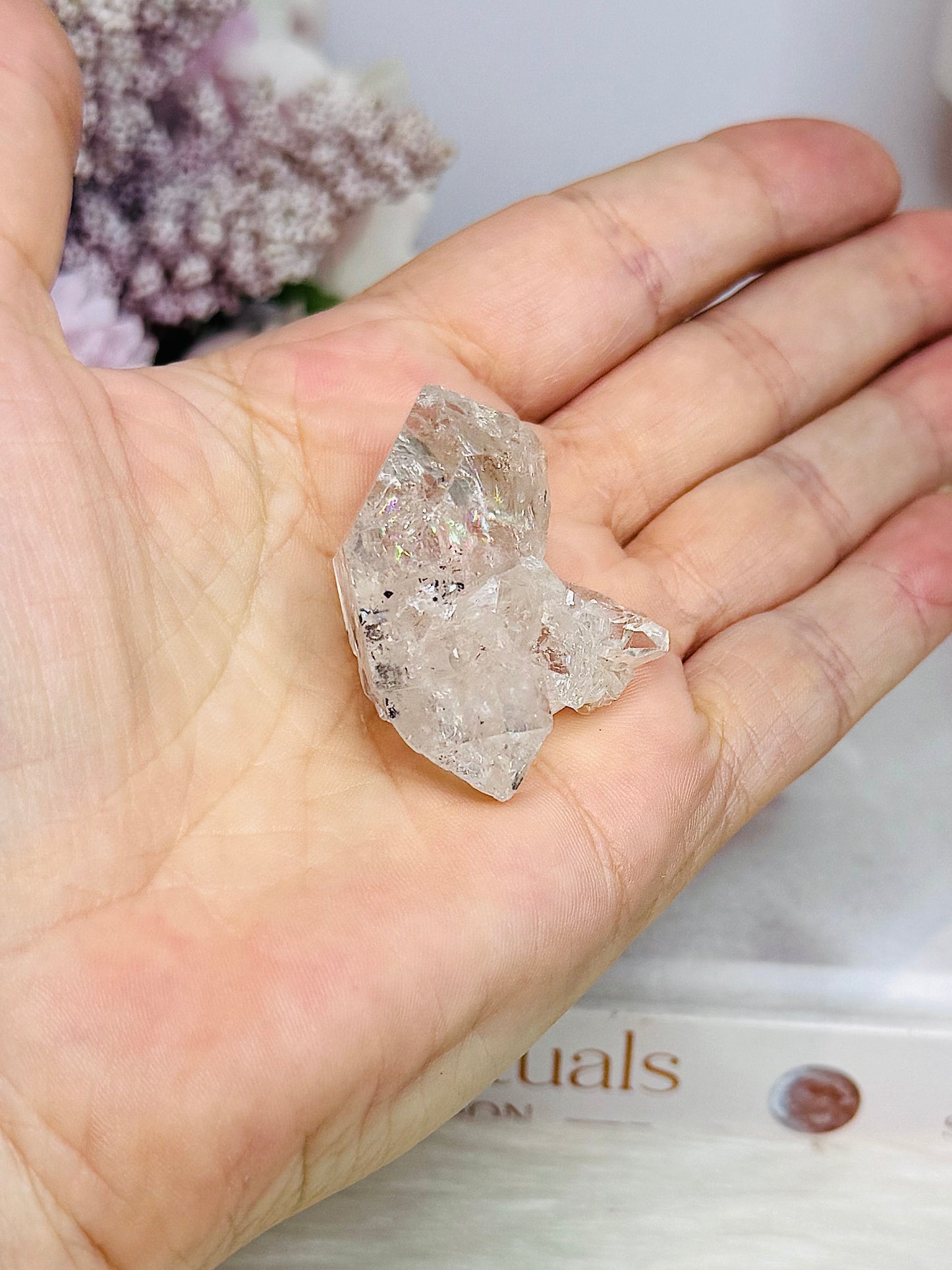 Natural Herkimer Diamond with Rainbows From The USA 26g