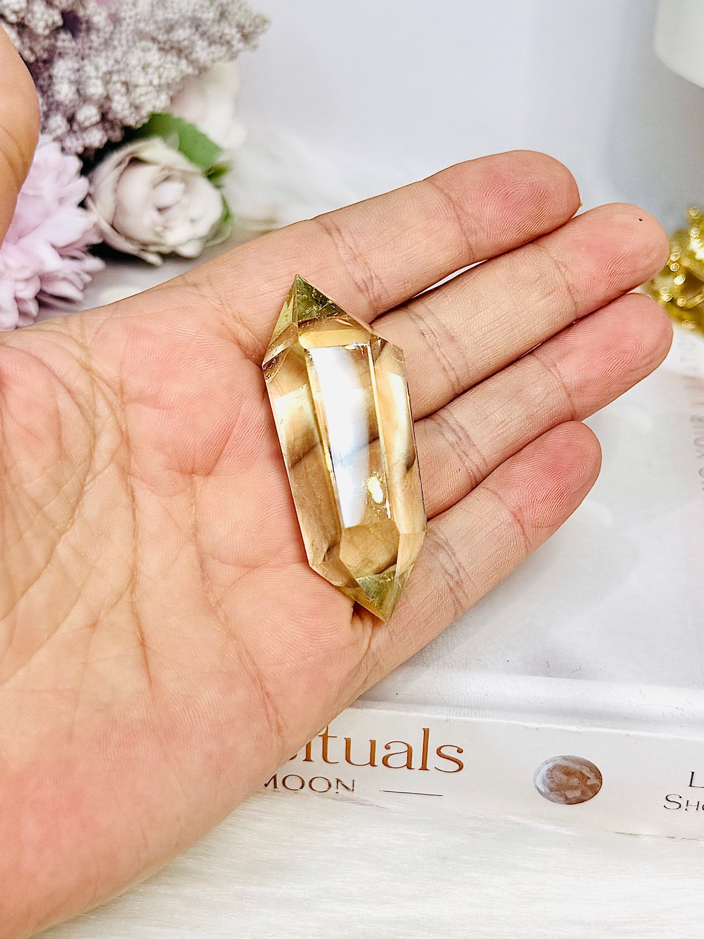 Citrine Double Terminated Point 6cm