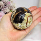 Large Money Agate Sphere on Stand 354g