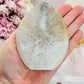 Absolutely Incredible Large Carved & Polished Sugar Druzy Agate Freefrom From Brazil 327grams