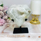 Druzy Agate Pentagon Freeform On Stand 12cm 598g