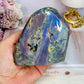 Incredibly Gorgeous Large Polished Labradorite Freeform with Amazing Flash 624grams