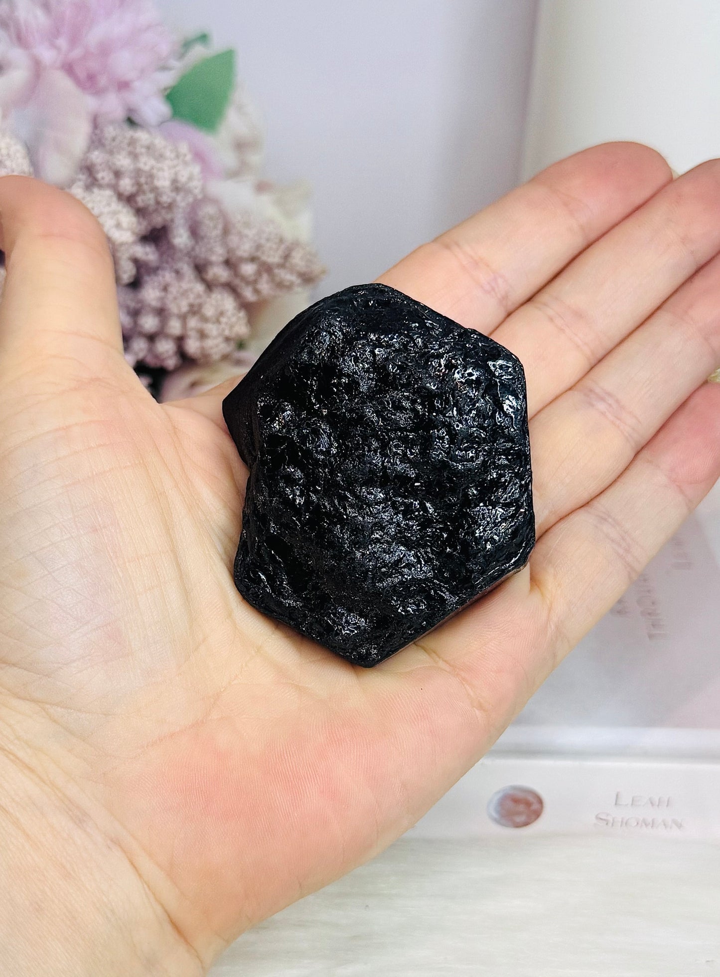 Natural Black Tourmaline Chunk 166g